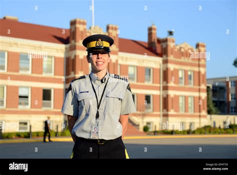 Female Mountie at the Royal Canadian Mounted Police Depot, RCMP ...