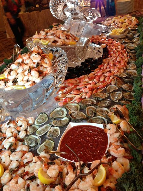 Seafood The Coronado Ballroom Seafood Buffet Buffet Food Wedding