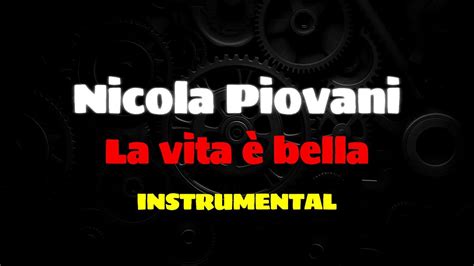 Nicola Piovani La Vita Bella Instrumental Youtube