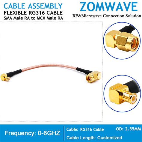 Sma Male Cable Sma Cable Assembly Sma Coaxial Cable Mcx Cable Mcx