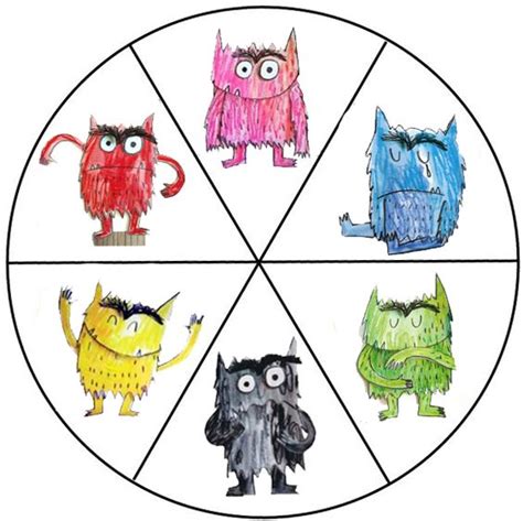 Color Monster Emotion Chart