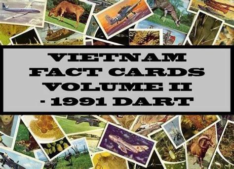 Vietnam Volume Ii 1991 Dart Fact Cards