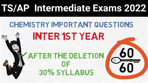 Ts Ap Intermediate Exam Inter St Year Chemistry Important