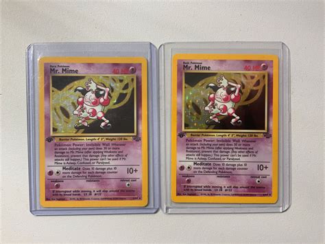 Pokemon Card Tcg Mr Mime Jungle Set 664 Holo Rare Lp Values Mavin