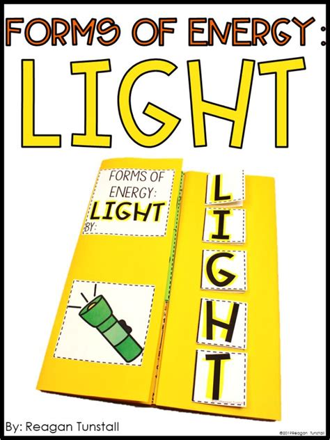 Forms Of Energy Heat Light And Sound Light Energy Activities