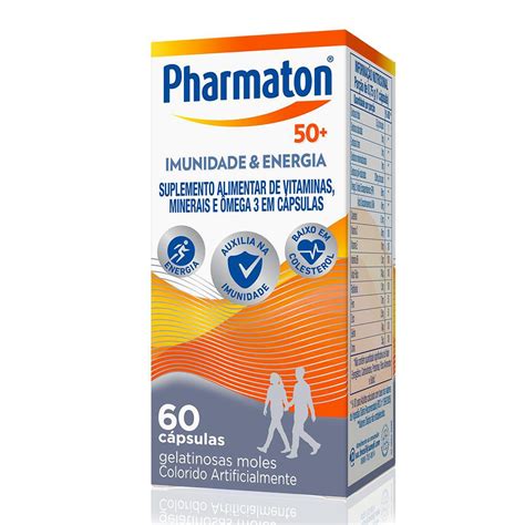 Multivitamínico Pharmaton 50 Imunidade And Energia Com 60 Cápsulas