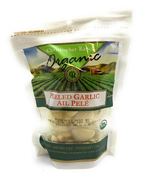 Christopher Ranch Organic Peeled Garlic 6 Oz Grocery