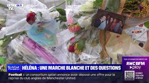 Mort d Héléna Cluyou une marche blanche organisée en mémoire de la