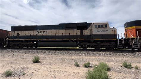 BNSF 8549 Leading SB Loaded Energy Coal Train With Two DP Units