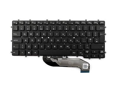 Genuine Original Dell Latitude 7400 2 In 1 UK Keyboard BACKLIT