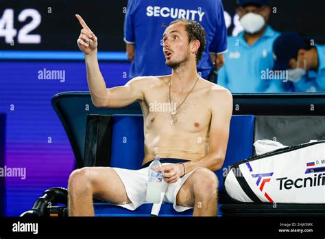 Melbourne Australia 30th Jan 2022 Tennis Player Daniil Medvedev