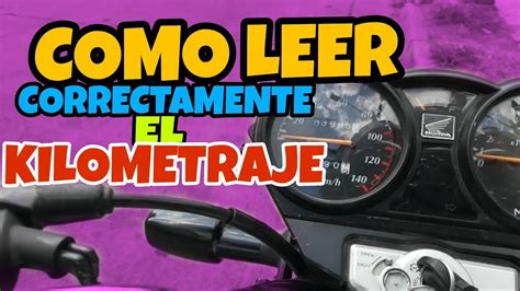 Como Leer Kilometraje Youtube