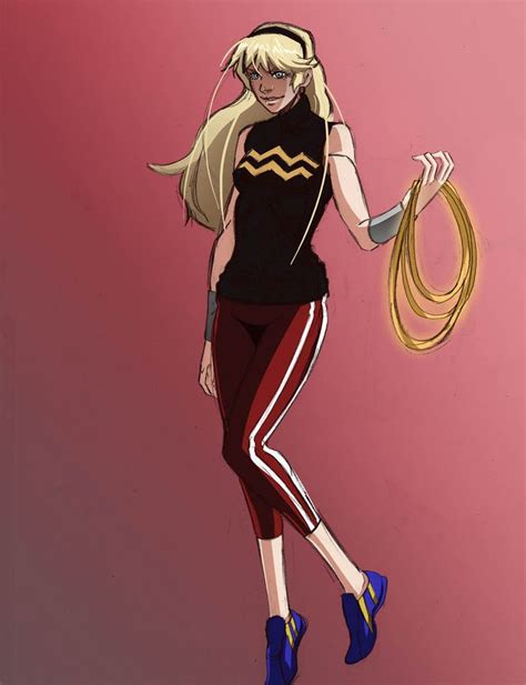 Young Justice Wonder Girl Colors Young Justice Thor Girl Cassie Sandsmark