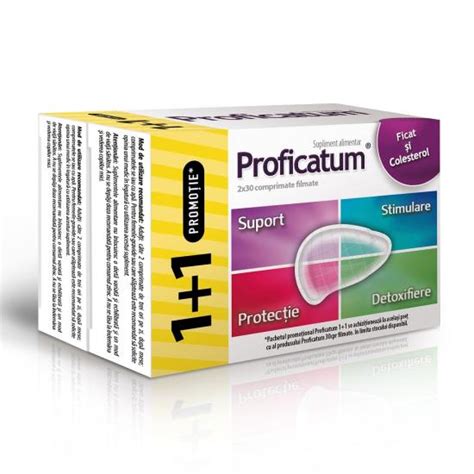 Pachet Proficatum 30 30 Comprimate Filmate Aflofarm Dr Max Farmacie