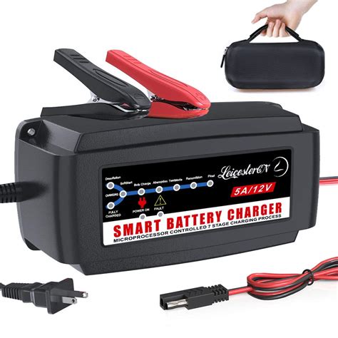 Buy Lst V A Automatic Battery Charger Maintainer Smart Deep Cycle