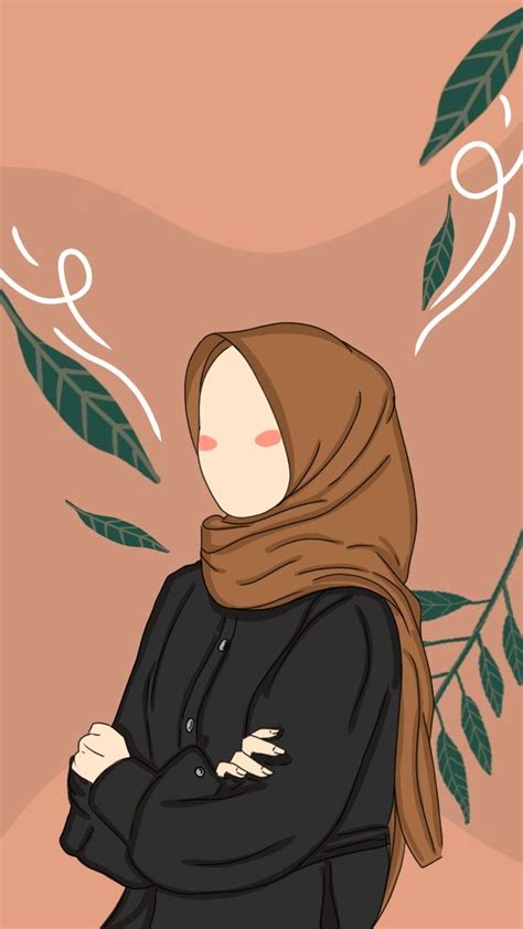 Sampul Wattpad Muslimah Girl Mentahan Cartoon Girl Images Girls