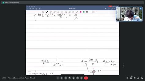 Advanced Condensed Matter Physics Week 4 Tutorial Youtube