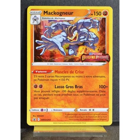 Carte Pokémon Mackogneur 150 PV SWSH243 Promo NEUF FR Cdiscount Jeux