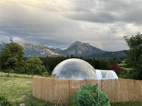 Bubble Tent Füssen im Allgäu Übernachtung im Bubble Tent buchen