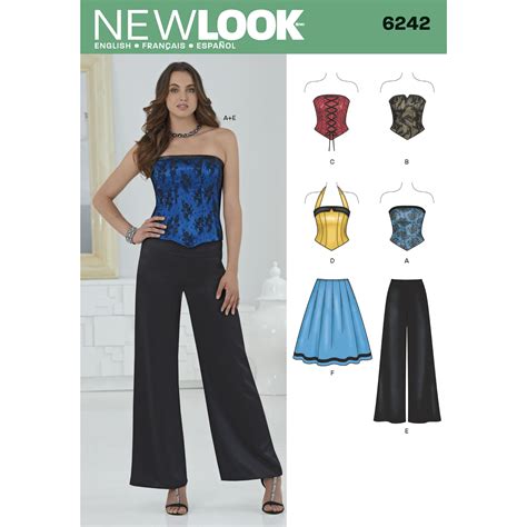 N Skirt Patterns Sewing New Look Patterns Corset Pattern