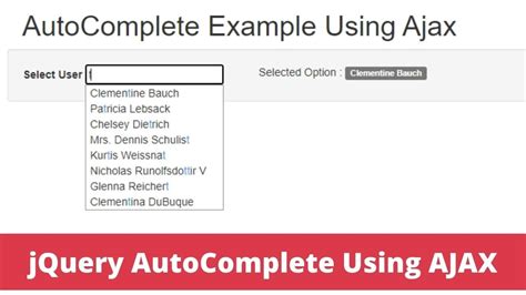 Jquery Autocomplete Using Ajax Jquery Autocomplete Hindi Youtube