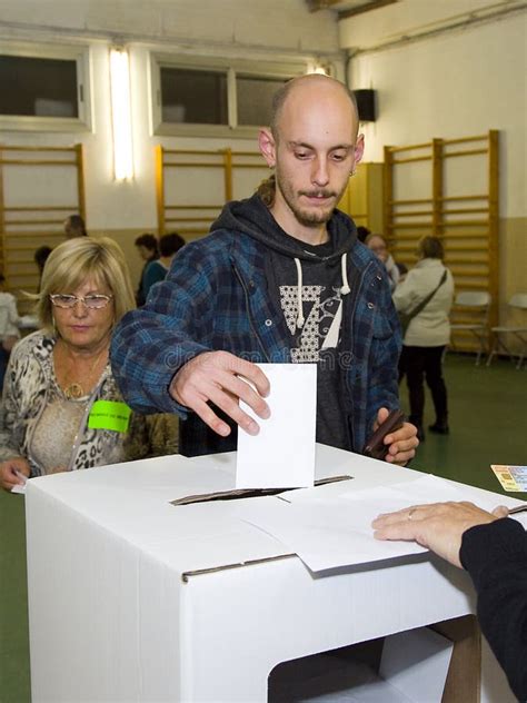 Man Voting Editorial Image Image Of Campaign Democracy 46608200