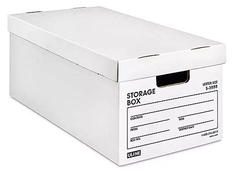 Heavy Duty Storage File Boxes 24 X 12 X 10 S 3888 Uline