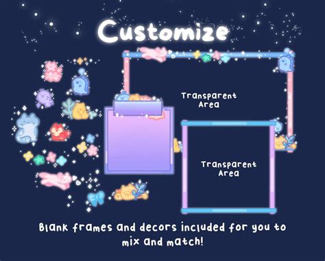 Celestial Animated Stream Overlay For Twitch Cozy Twitch Overlay