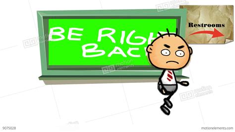 "Be Right Back" Animation + Looping Stock Animation | Royalty-Free ...