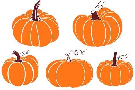 Pumpkin Svg Vector Color Silhouette Graphic By Artgraph · Creative Fabrica