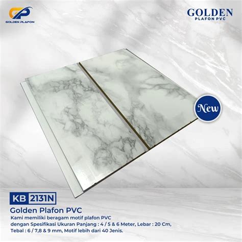 Jual Plafon Pvc Golden Plafon Pvc Kb Tangerang Golden Roof Polymer