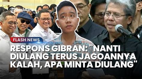 Respons Gibran Rakabuming Soal Tuntutan Pilpres Diulang Tanpa Dirinya