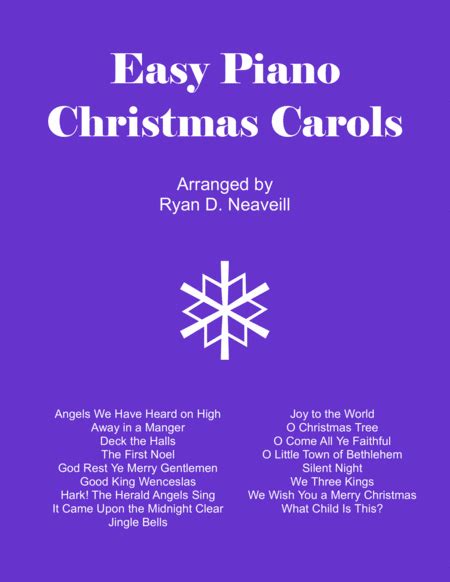 Easy Piano Christmas Carols - Piano Method - Digital Sheet Music ...