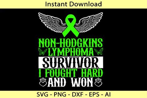 Non Hodgkins Lymphoma Survivor I Fought Graphic By Svg Creative Fabrica