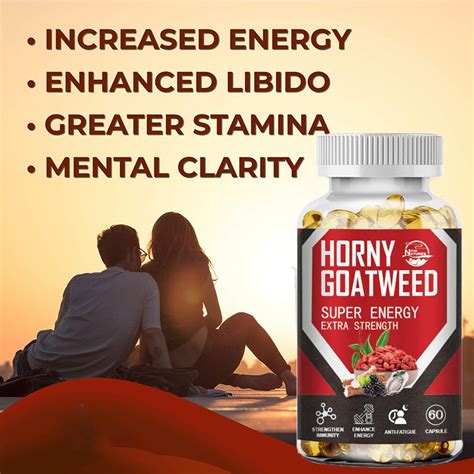 Pcs Horny Goat Weed Maximum Strength Energy Supplement Unisex Vegetarian Capsules Shopee
