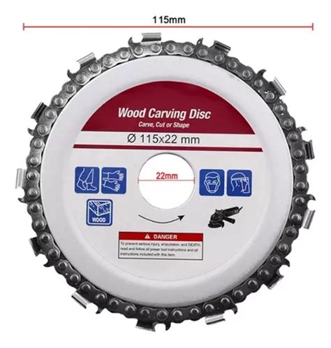 Disco Para Cortar Madeira Desbaste Esculpir Motosserra Cupim Mercadolivre