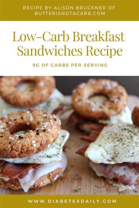 Low-Carb Breakfast Sandwiches – Diabetes Daily