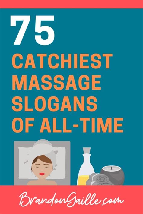 List Of 75 Catchy Massage Slogans And Good Taglines Artofit