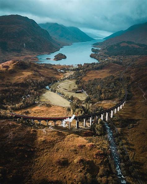 The Glenfinnan Viaduct Is Located At The Top Of Loch Shiel And Featured