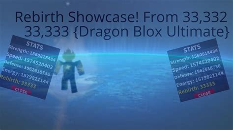 Rebirth Showcase From 33 332 33 333 Dragon Blox Ultimate YouTube