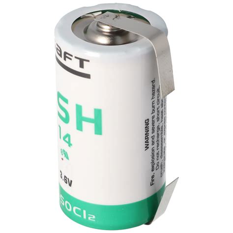 Saft Lsh Lithium Batterie V Primary Mit L Tfahne U Form Saft