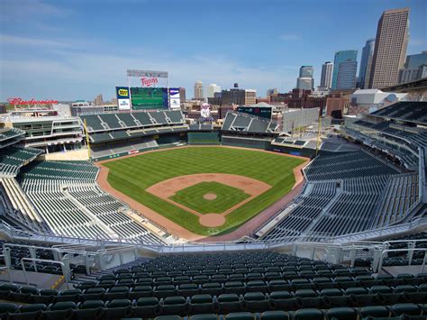 Target Fieldtwins Stadiumminneapolis Skylinearchitectural Photo