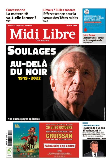 Midi Libre N20221027 du 27 octobre 2022 à télécharger sur iPad