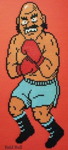 Mike Tyson S Punch Out Super Macho Man Bead Sprite Bead Art Perler Bead Patterns