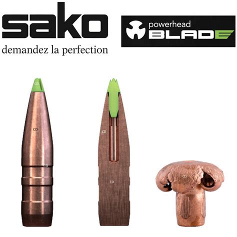 Balles Sako Powerhead Blade Wsm Grains Par Munitions