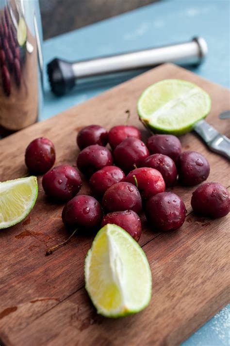 Adult Cherry Lime Rickey Cocktail With Gin Or Vodka ~ Crunch Time Kitchen