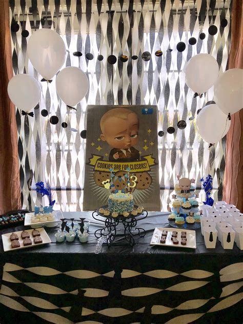 Boss Baby Birthday Party Ideas Photo 1 Of 17 Catch My Party