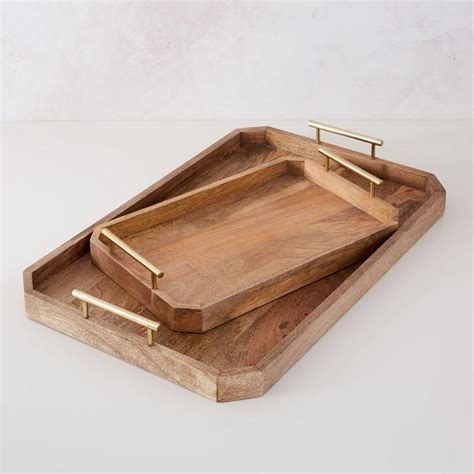 Deco Handle Tray Reclaimed Wood Tray Wood Tray Tray Decor