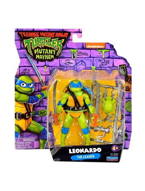 Teenage Mutant Ninja Turtles Movie Basic Figures Leonardo The Leader ...