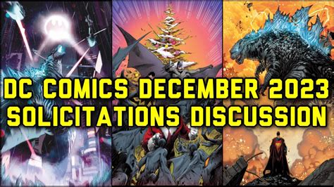 Dc Comics December Solicitations Discussion Youtube